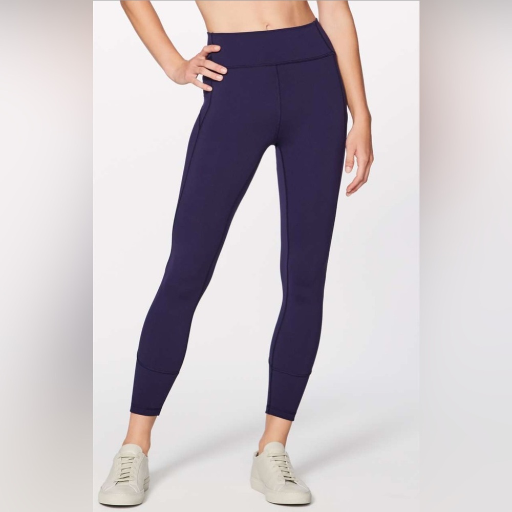 Lululemon Purple In movement 25” High-Rise Leggings - Size 6 - Good Condition